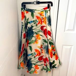 Alice and Olivia Floral Skirt size 4